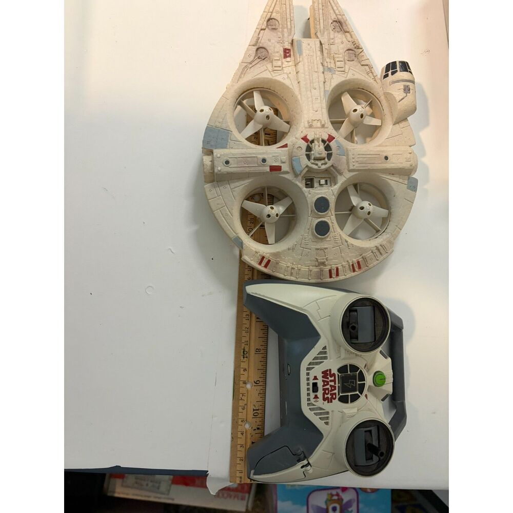 Air Hogs Star Wars Millennium Falcon Quad Copter Drone with remote